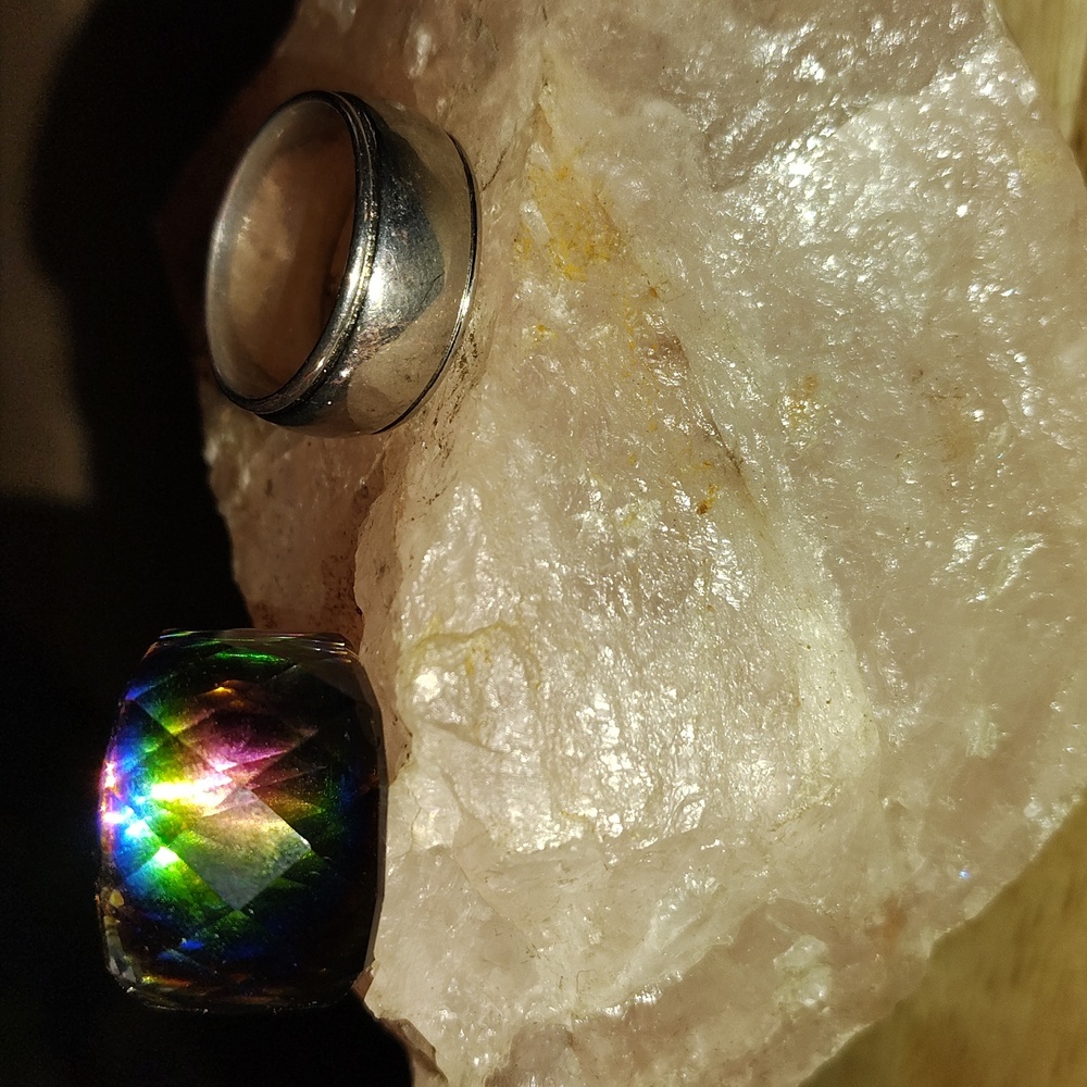 Rainbow Gemstone Ring - image 6